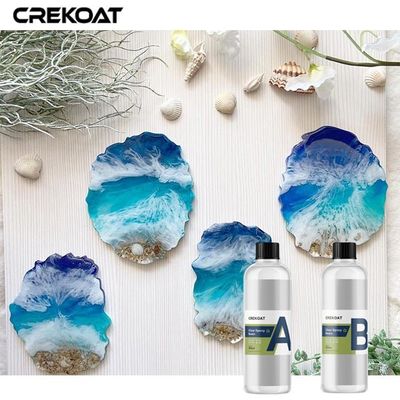 Resina de epoxy resistente clara de agua de la capa superior para las barras de las tablas