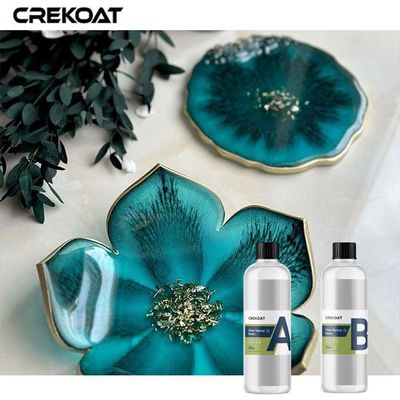 Resina de epoxy del claro electrónico del rellenado dos porciones de resina transparente para el arte