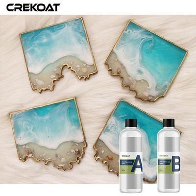 El uno mismo claro de la resina de epoxy de las encimeras que nivela la resina de lanzamiento profunda vierte