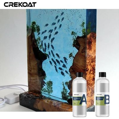 El uno mismo claro de la resina de epoxy de las encimeras que nivela la resina de lanzamiento profunda vierte