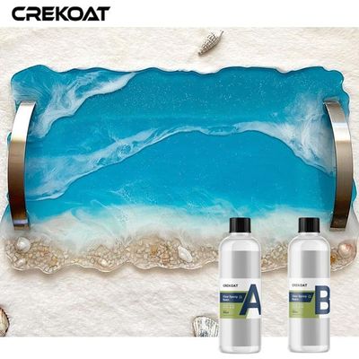 El amarillear bajo claro de la resina de epoxy del alto lustre coloreado con los pigmentos de los tintes