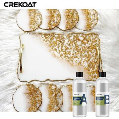 Materiales del metal del molde del silicón de Crystal Clear Epoxy Resin For