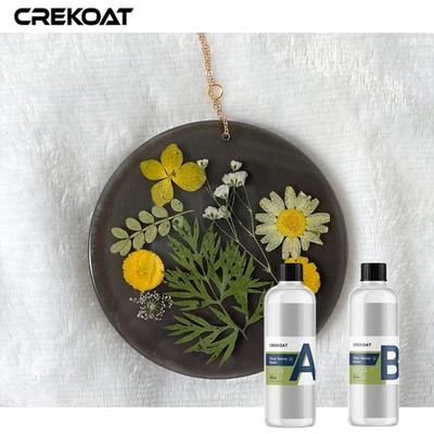 Crystal Clear Epoxy Resin For BPA que amarillea anti de capa de lanzamiento libremente