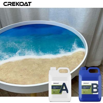 Dioramas de vidrio líquido de epoxi para resina del océano