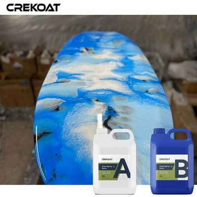 Resina de revestimiento epoxi transparente no amarillenta para encimera de cocina
