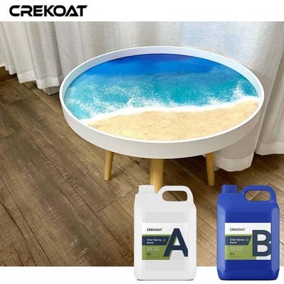 Dioramas de vidrio líquido de epoxi para resina del océano