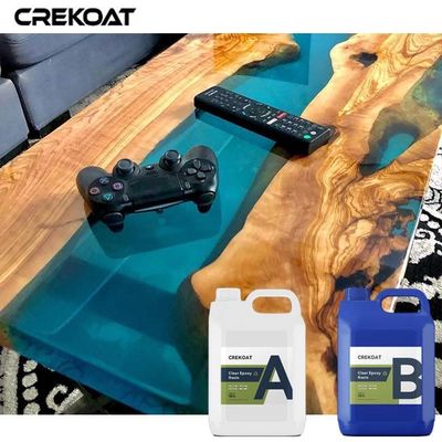 Auto-nivelación de resina epoxi de vertido profundo brillante para fundición clara