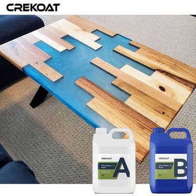 Resina resistente a los rayos UV epoxi clara a altas temperaturas para revestimiento de muebles exteriores con resina