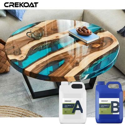 Barrera química UV resina estabilizada transparente epoxi mate para esculturas al aire libre