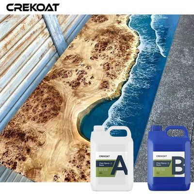 Con un acabado brillante, revestimiento líquido transparente para la fórmula no tóxica de resina epoxi