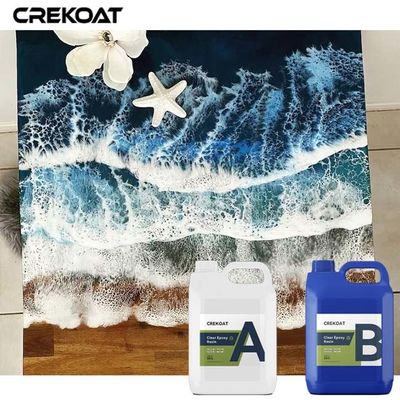 Resina epoxi clara no amarillenta para tabletas sin costuras