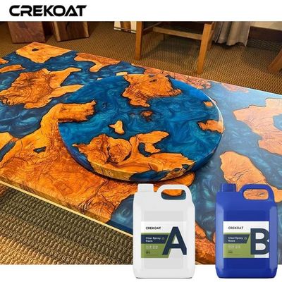 Resina epoxi transparente y brillante para el exterior que garantiza la resistencia 5L