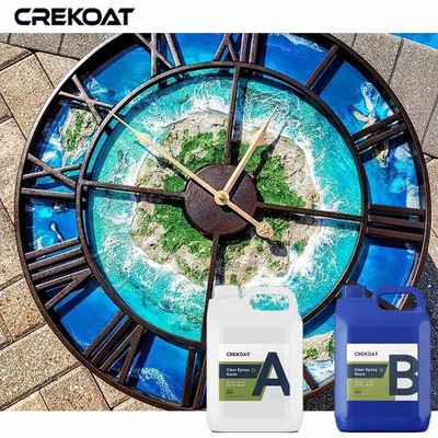 Resina de fundición líquida ultra clara y de alto brillo excepcional para el arte inspirado en geodes