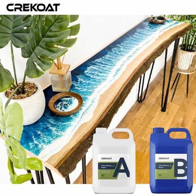 Eco-amigable Capa superior de epoxi transparente para encimeras Tablas de río Arte