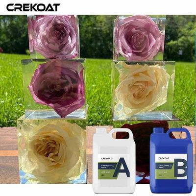 Remarcable transparencia Vertiendo resina epoxi en las creaciones modernas