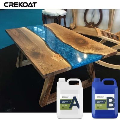 Resina epoxi de alta viscosidad auto-nivelación para fundición de piedras de madera