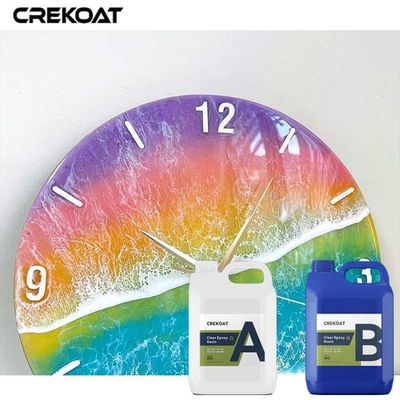Versatile Clear Deep Pour Epoxy Resin Enhances Color And Depth In Artwork