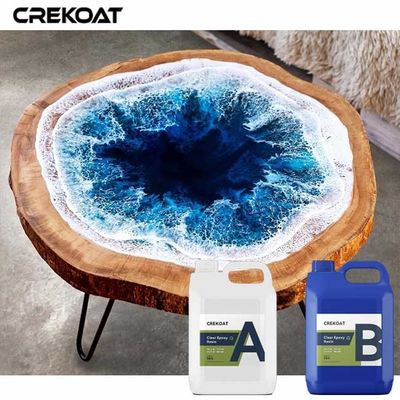 Crafted Clear Epoxy Resin Transform Wood Into Captivating Art High Glossy