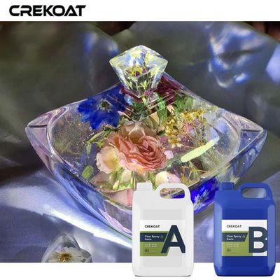 La limpieza de resina epoxi clara para artesanías de joyería y carpintería