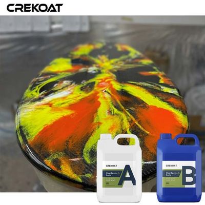 Resina epoxi clara de baja viscosidad para recuerdos encapsulados en fibra de carbono