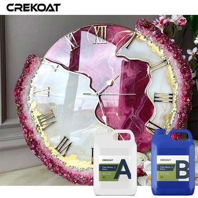 La viscosidad baja profundamente vierte la resina de epoxy que hace las flores de madera Art Works de las tablas