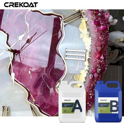 La viscosidad baja profundamente vierte la resina de epoxy que hace las flores de madera Art Works de las tablas