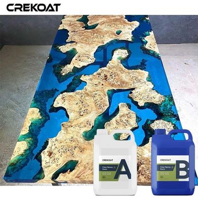 Profundos vidriosos claros vierten la resina de epoxy resisten el rasguñar y el amarillear