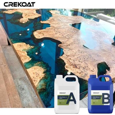 El curado lento profundamente vierte la resina de epoxy 2 porciones 55m m densamente para resistir las sustancias químicas