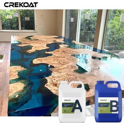 El curado lento profundamente vierte la resina de epoxy 2 porciones 55m m densamente para resistir las sustancias químicas