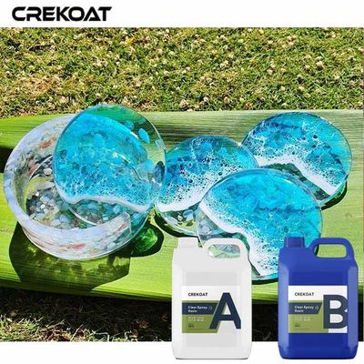 2Ratio de vertido profundo resina epoxi fácil de mezclar fórmula libre de complicaciones auto nivelación