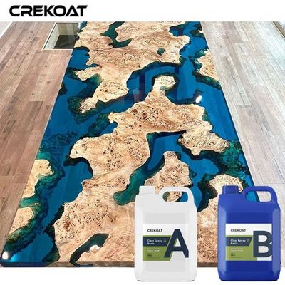 UV Resistance Deep Pour Epoxy Resin Self Leveling High Heat Resistance