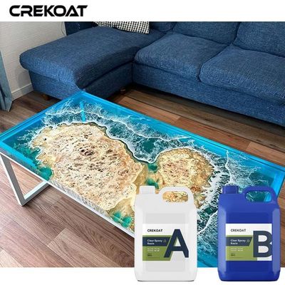 100% Solid Deep Pour Epoxy Resin Resist Scratching And Yellowing