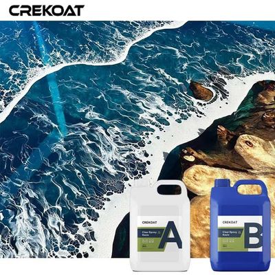 Los 10CM profundamente vierten el río de la resina de epoxy presenta la resina de lanzamiento con el tinte líquido