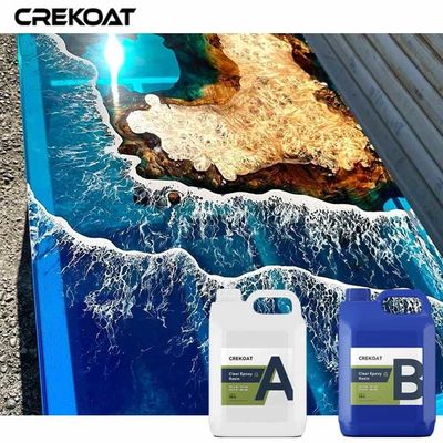 4 pulgadas profundamente vierten la resina de epoxy que el río resistente ULTRAVIOLETA presenta la resina