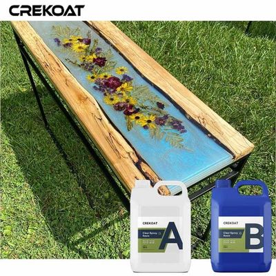 4 pulgadas profundamente vierten la resina de epoxy para el lanzamiento de madera de las ilustraciones de las tablas del río