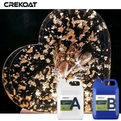 Profundos claros de lanzamiento vierten la resina de epoxy para las sobremesas de madera del contador de la barra