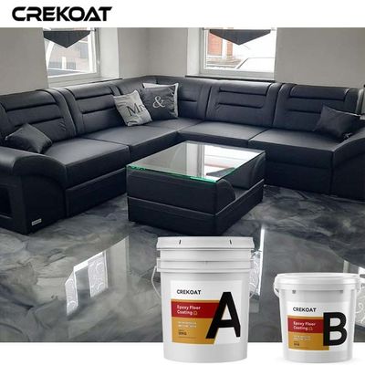 Aturdir finales Marbleized la capa de epoxy del piso en ambientes comerciales