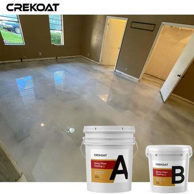 Resbalón de mármol de capa de la mirada del piso de epoxy metálico sólido del garaje del 100% no