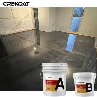 Piso de epoxy metálico negro de gama alta que cubre el resbalón anti para el hogar