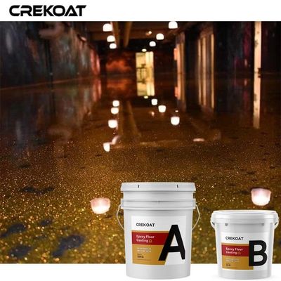 Capa de epoxy metálica del piso de la fuerza reflexiva fácil mantener el TDS