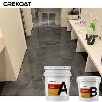 Piso de epoxy metálico concreto pulido que cubre final muy brillante inconsútil