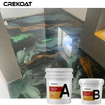 Olor bajo de Uno mismo-nivelación de capa de Mica Pearl Metallic Epoxy Floor