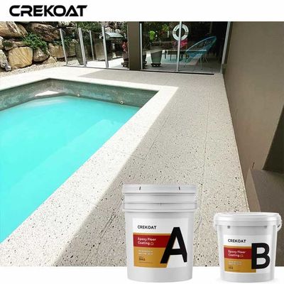 No deslice la capa del piso de Polyaspartic para los patios y las cubiertas de la piscina