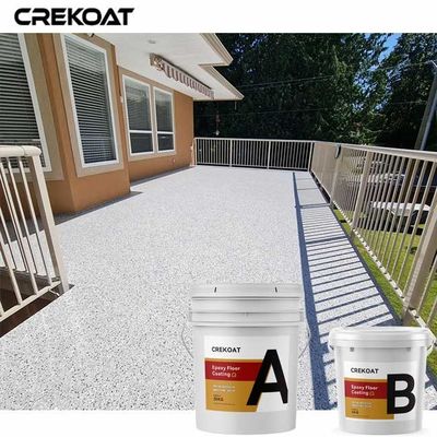 Capa ULTRAVIOLETA del piso de Polyaspartic de la resistencia que previene amarillear en al aire libre