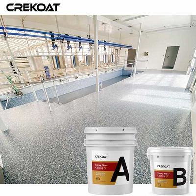 La capa de epoxy inconsútil del piso de la escama resiste la circulación química y densa