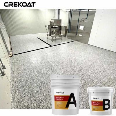 Capa de epoxy de curado rápida del piso de la escama para los garajes comerciales de los almacenes