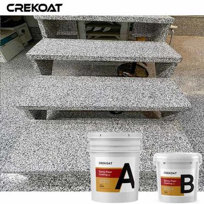 Propiedades hidrofóbicas de transmisión completa El suelo epoxi repele el agua para una limpieza fácil