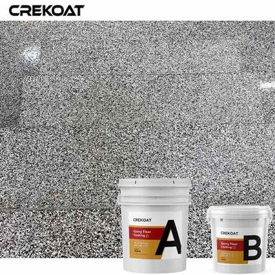 Abrasión anti de epoxy del mantenimiento del garaje de la escama baja del piso no tóxica