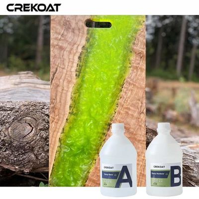 Alta brillo acabado UV Resina estable formulada de resina vertida de mesa para exteriores