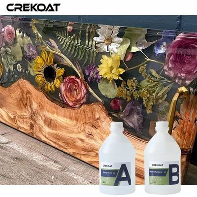 Pantalón transparente de resina epoxi de bajo olor de alto brillo para proyectos que requieren transparencia